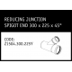 Marley Reducing Junction Spigot End 300 x 225 x 45° - Z1504.300.255Y